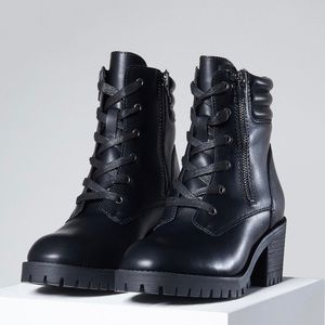 Steve Madden platform combat boots